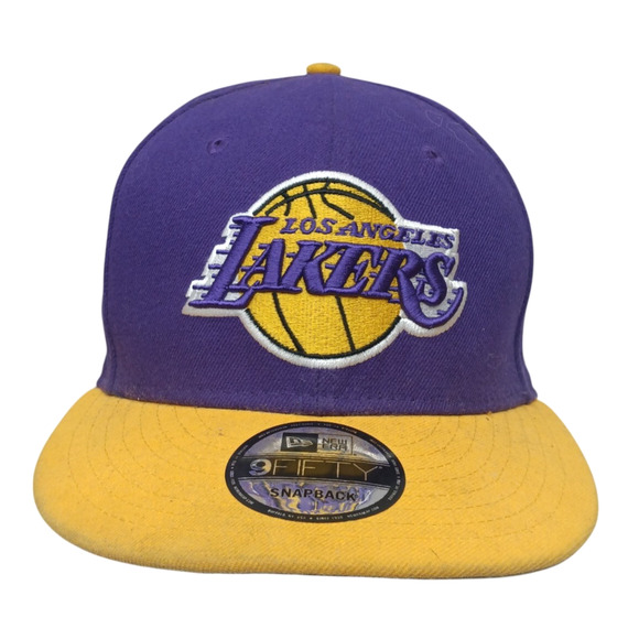 New Era Los Angeles Lakers 2-Tone Cap 9FIFTY Snap Back Hat - Picture 1 of 5